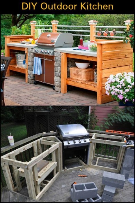 Create A Stylish Outdoor Kitchen Space With These Easy DIY Tips