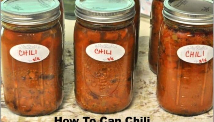 Cooking Chili The Easy Way: How To Can Chili Without A Pressure Cooker