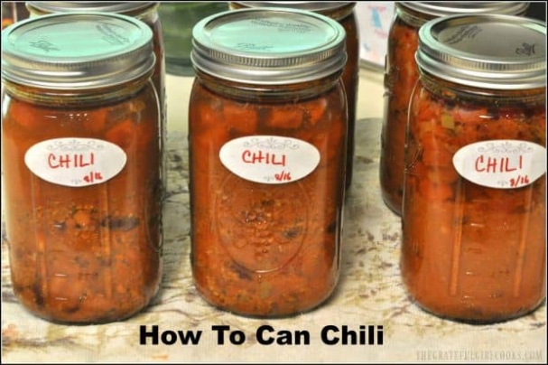 Cooking Chili The Easy Way: How To Can Chili Without A Pressure Cooker