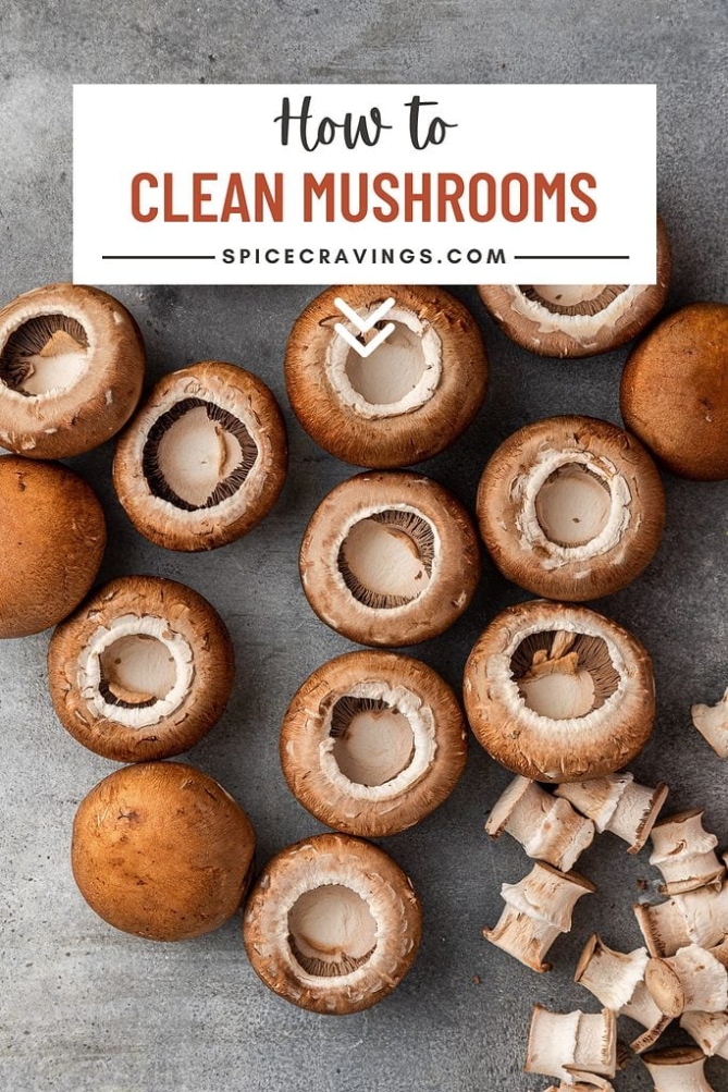 Niche Utama 1 How To Clean Mushrooms - Spice Cravings