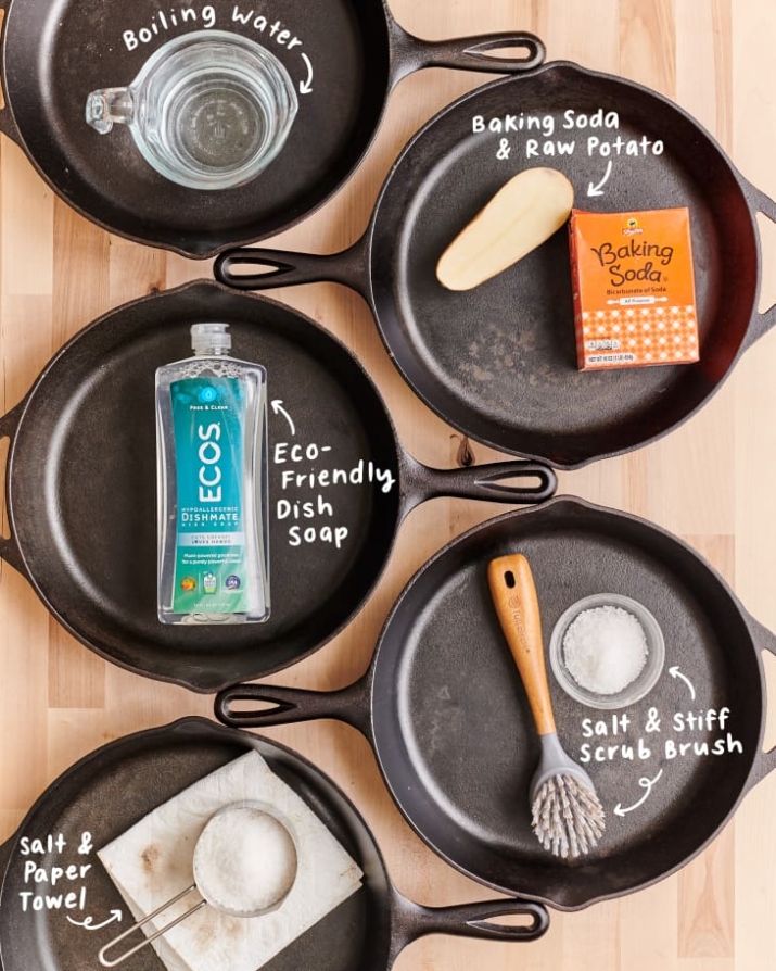 Easy Steps For Cleaning Your Cast Iron Pan After Cooking – Say Goodbye To Stubborn Stains!